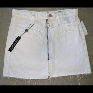 Blank NYC Distressed Denim Skirt😍